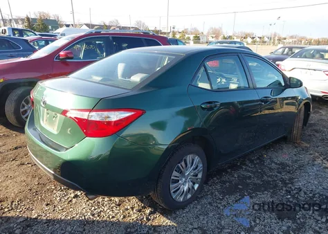 2015 Toyota Corolla Le из США, поврежденный, VIN 2T1BURHE8FC308968